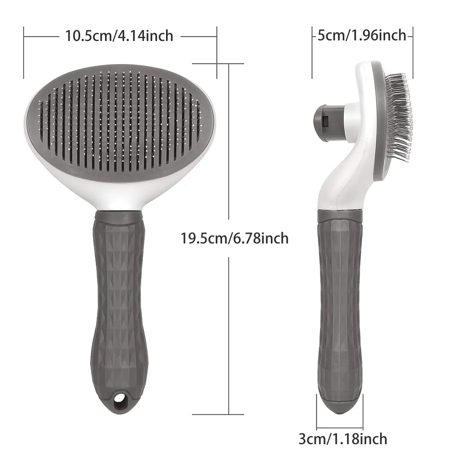 Self-Cleaning Pet Brush | Removes Shedding Hair for Dogs & Cats