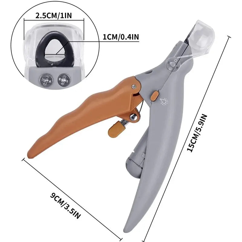 LED Pet Nail Clipper | Safe & Precise Trimming for Dogs & Cats