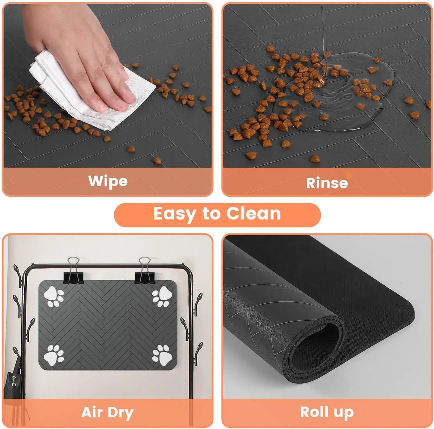 Pawtect Mat: Absorbent & Waterproof Pet Feeding Mat