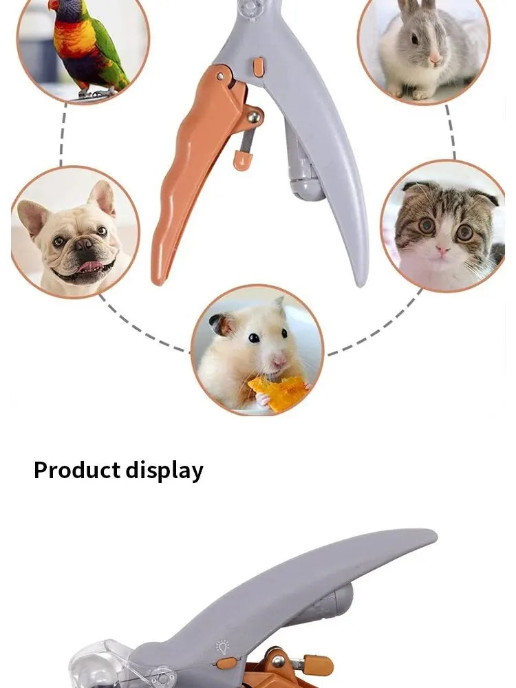 LED Pet Nail Clipper | Safe & Precise Trimming for Dogs & Cats