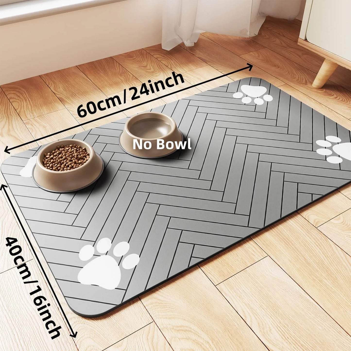 Pawtect Mat: Absorbent & Waterproof Pet Feeding Mat