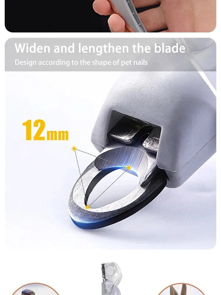 LED Pet Nail Clipper | Safe & Precise Trimming for Dogs & Cats