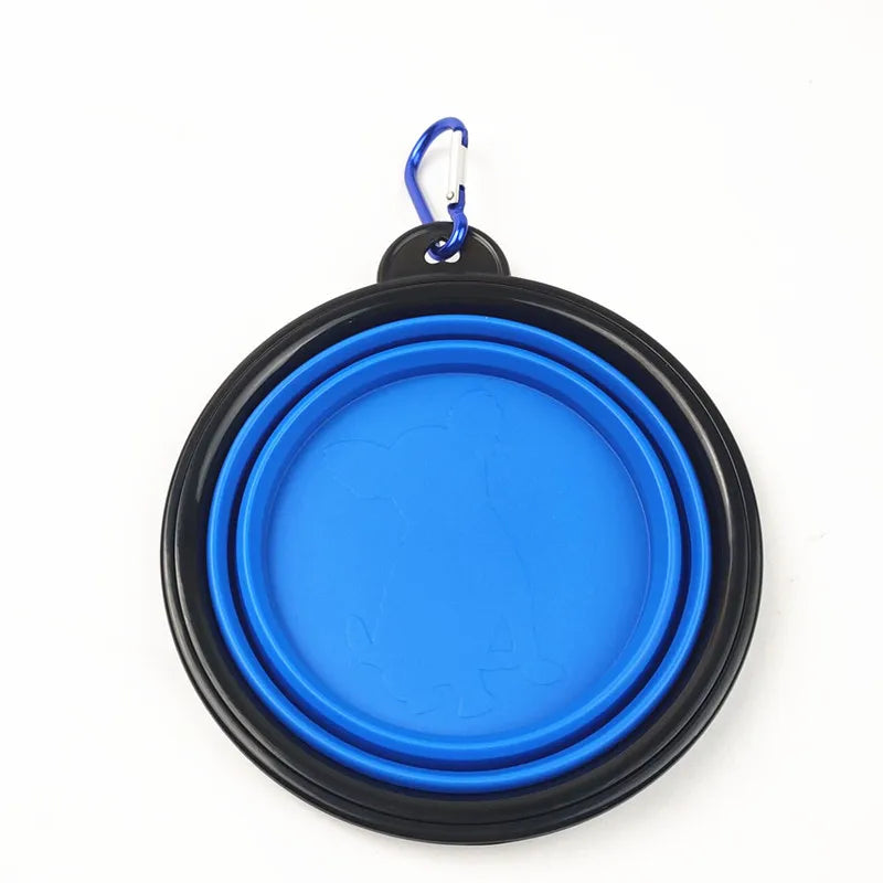 Portable Pet Bowl: Collapsible & Convenient for On-the-Go Feeding