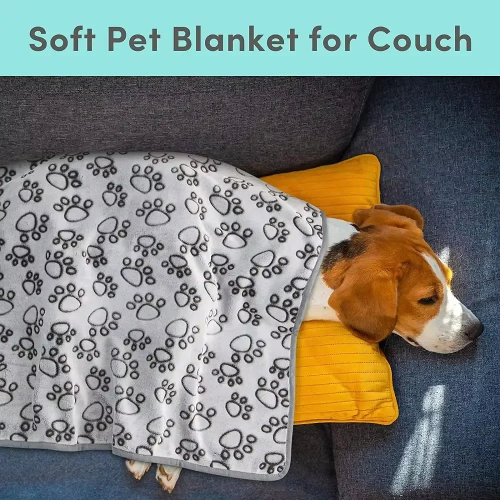 Ultra-Soft Fuzzy Dog Blanket: Cozy Warmth & Comfort