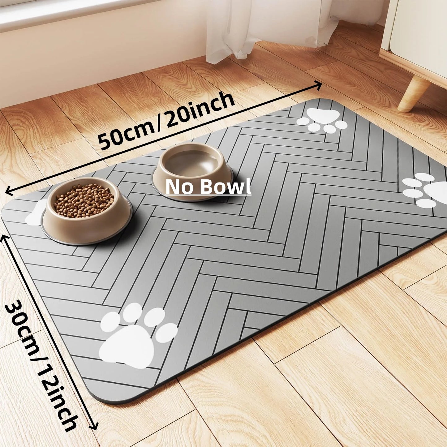 Pawtect Mat: Absorbent & Waterproof Pet Feeding Mat