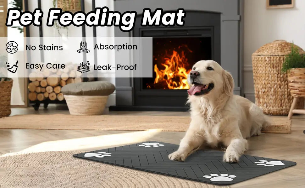 Pawtect Mat: Absorbent & Waterproof Pet Feeding Mat