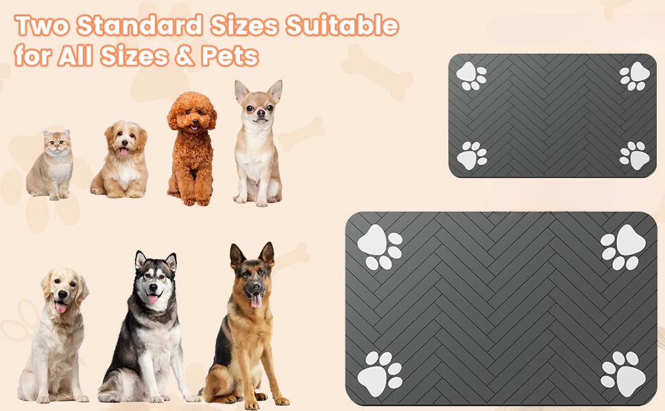 Pawtect Mat: Absorbent & Waterproof Pet Feeding Mat