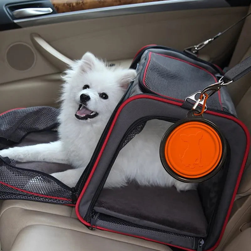 Portable Pet Bowl: Collapsible & Convenient for On-the-Go Feeding